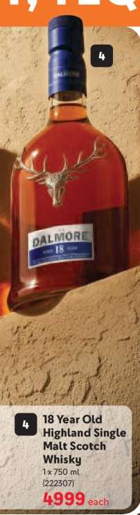 18 Year Old Highland Single Malt Scotch Whisky