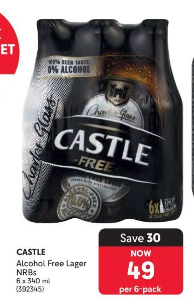 CASTLE Alcohol-Free Lager NRBs
