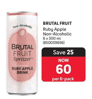 BRUTAL FRUIT Ruby Apple Non-Alcoholic