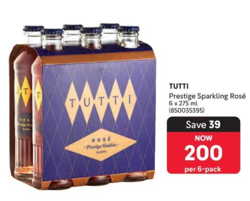 TUTTI Prestige Sparkling Rosé