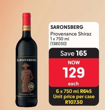 SARONSBERG Provenance Shiraz
