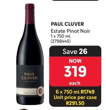 PAUL CLUVER Estate Pinot Noir