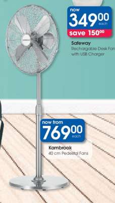 Kambrook 40 cm Pedestal Fans