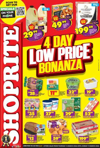 Shoprite catalogue  - 12/03/2026 - 15/03/2026.