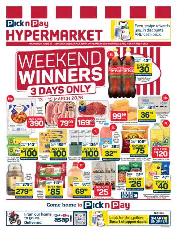 Pick n Pay Hypermarket catalogue  - 13/03/2026 - 15/03/2026.