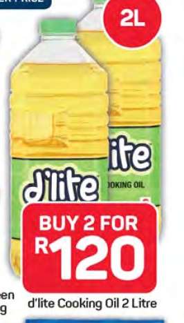 D'Lite Cooking Oil 2 Litre