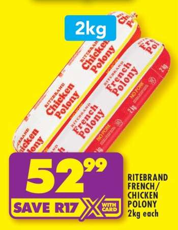 RITEBRAND FRENCH/CHICKEN POLONY