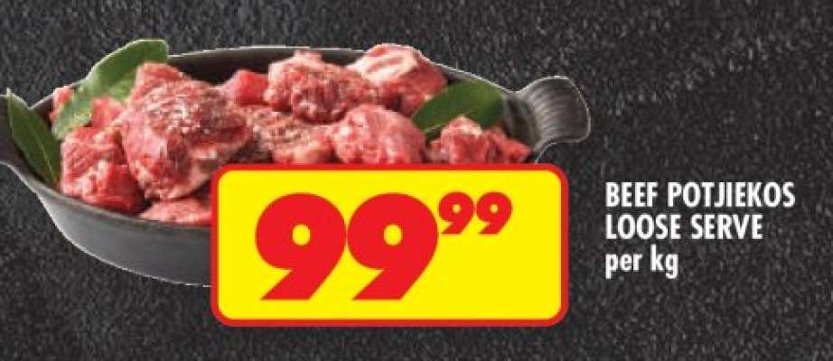 BEEF POTJIEKOS (LOOSE SERVE)