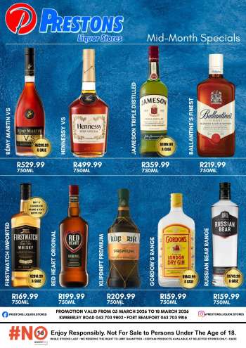 Prestons Liquor Stores catalogue  - 05/03/2026 - 18/03/2026.
