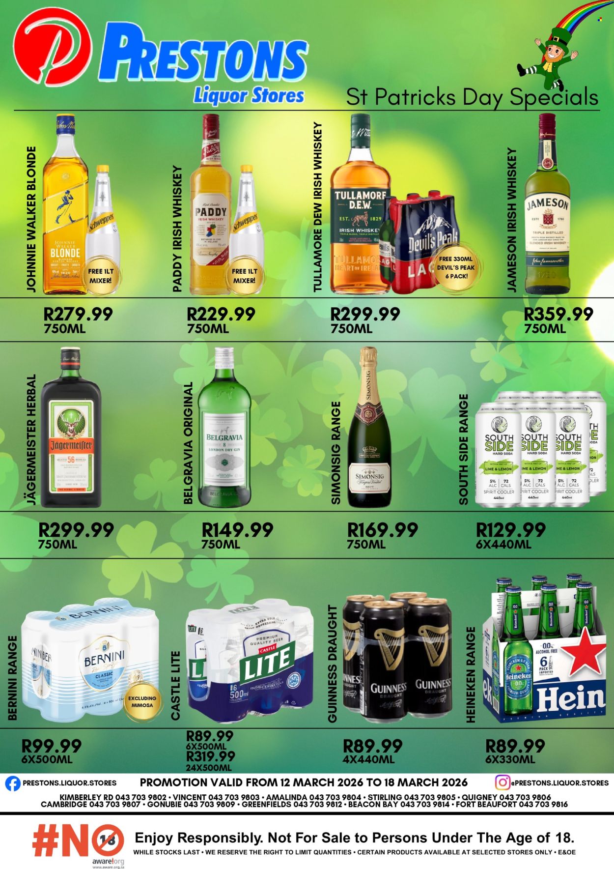 Prestons Liquor Stores specials - 12/03/2026 - 18/03/2026. Page 1
