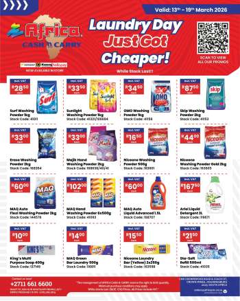 Africa Cash & Carry catalogue  - 13/03/2026 - 19/03/2026.