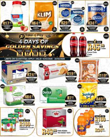 Take n Pay catalogue  - 16/03/2026 - 19/03/2026.