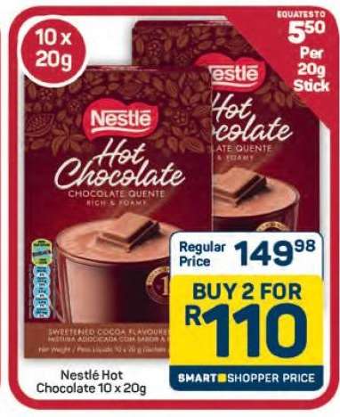 Nestlé Hot Chocolate 10 x 20g