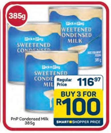 PnP Condensed Milk 385g