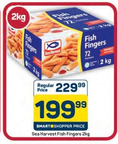 Sea Harvest Fish Fingers 2kg