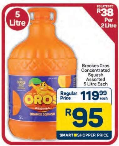 BROOKES OROS CONCENTRATED SQUASH