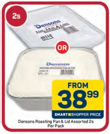 Densons Roasting Pan & Lid Assorted 2s