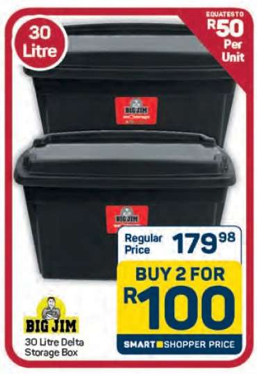Big Jim 30 Litre Delta Storage Box