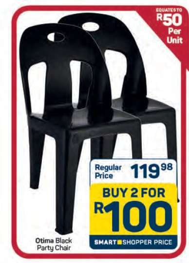 Otima Black Party Chair