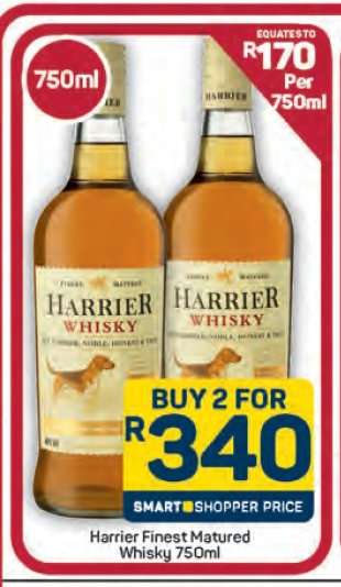HARRIER FINEST MATURED WHISKY 750ml