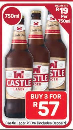 Castle Lager 750ml
