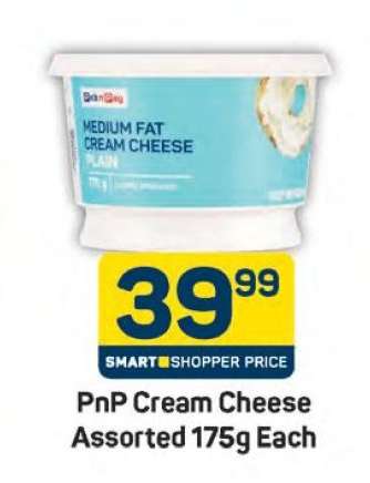 PnP Cream Cheese Assorted 175g Each