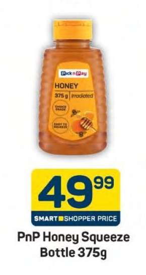 PnP Honey Squeeze Bottle 375g