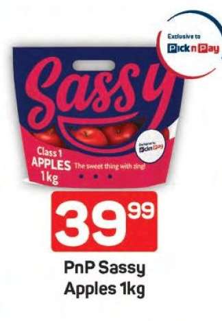 PnP Sassy Apples 1kg