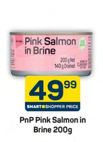 PnP Pink Salmon in Brine 200g