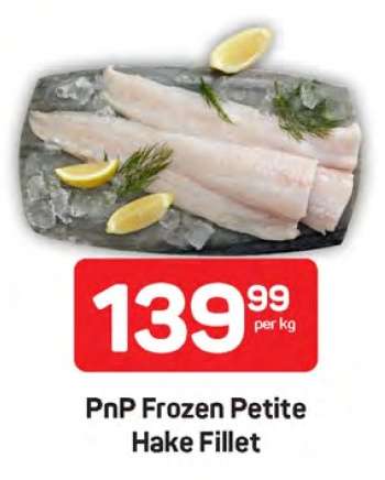 PnP Frozen Petite Hake Fillet