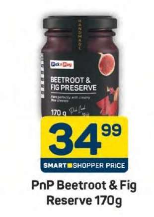 PnP Beetroot & Fig Reserve 170g
