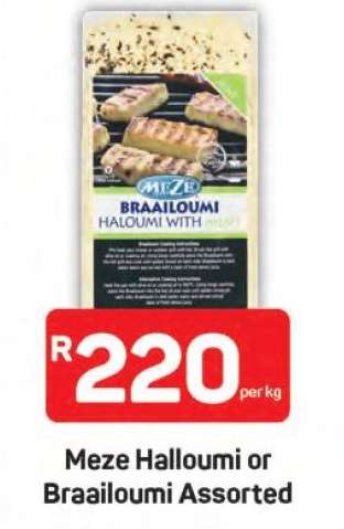 Meze Halloumi or Braailoumi Assorted