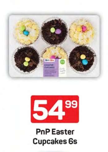 PnP Easter Cupcakes 6s