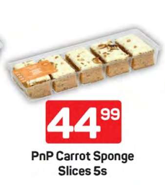PnP Carrot Sponge Slices 5s