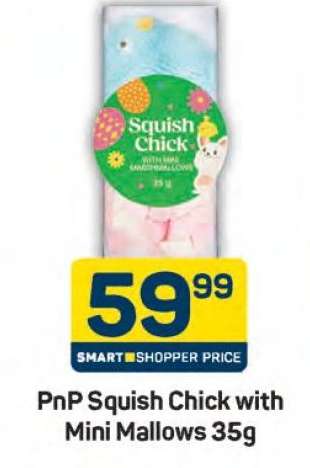 PnP Squish Chick with Mini Mallows 35g