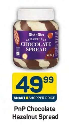 PnP Chocolate Hazelnut Spread