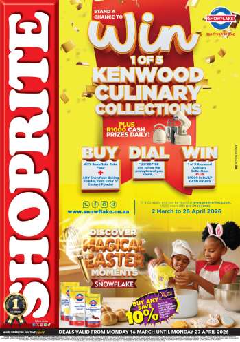 Shoprite catalogue  - 16/03/2026 - 27/04/2026.
