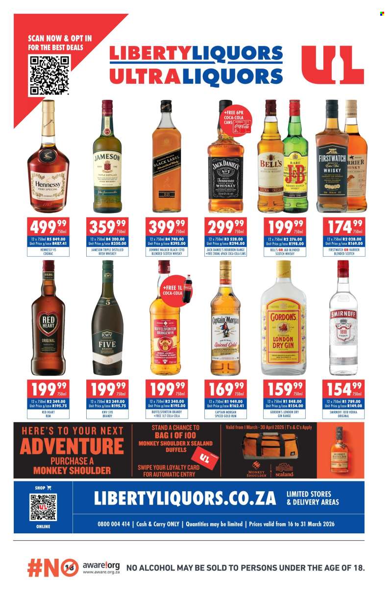Liberty Liquors catalogue  - 16/03/2026 - 31/03/2026.