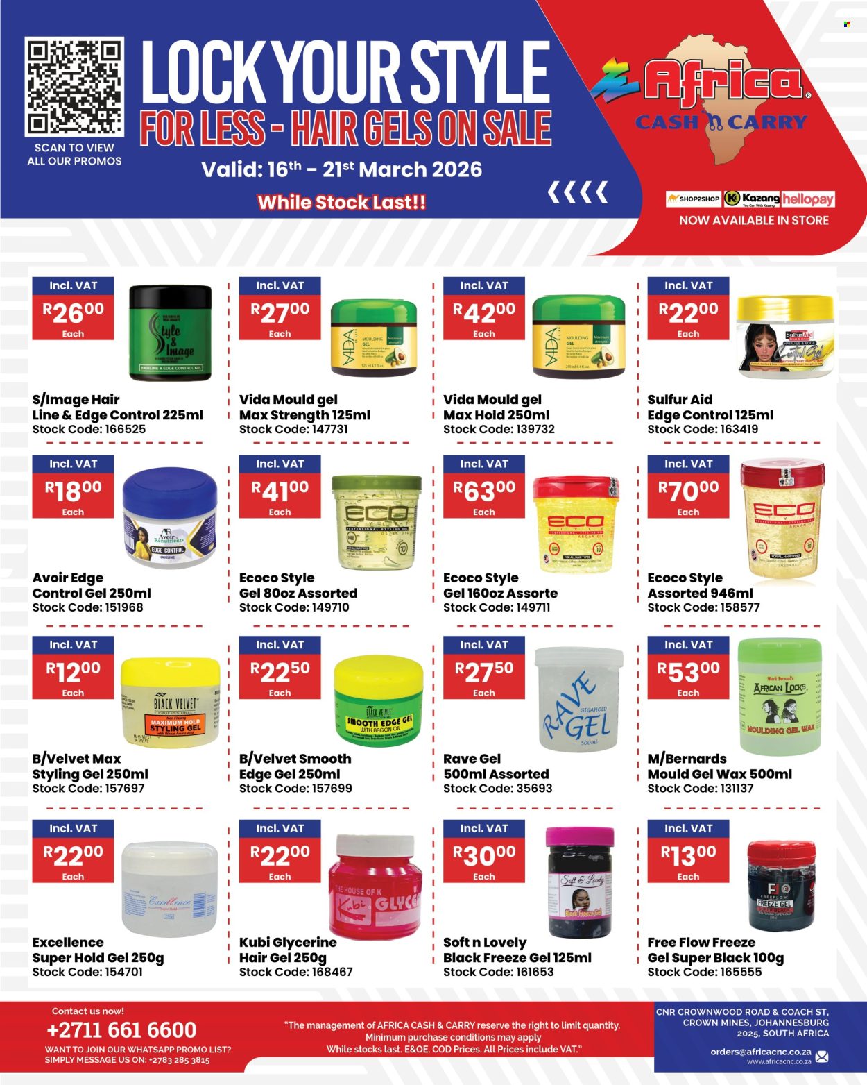 Africa Cash & Carry specials - 16/03/2026 - 21/03/2026. Page 1