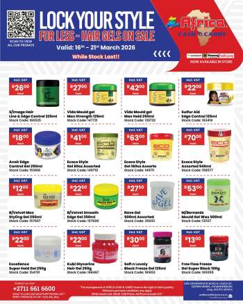 Africa Cash & Carry catalogue  - 16/03/2026 - 21/03/2026.