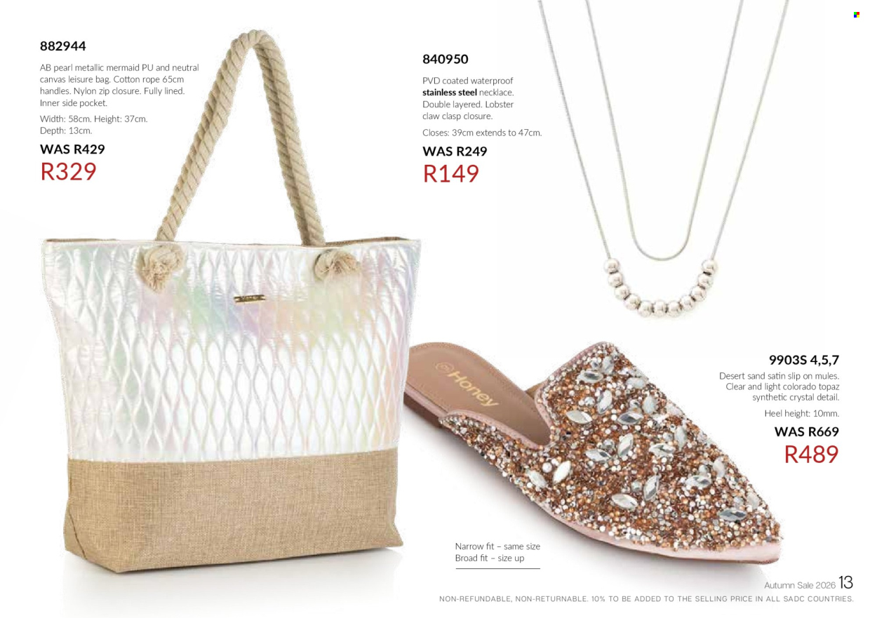 Honey specials. Page 15