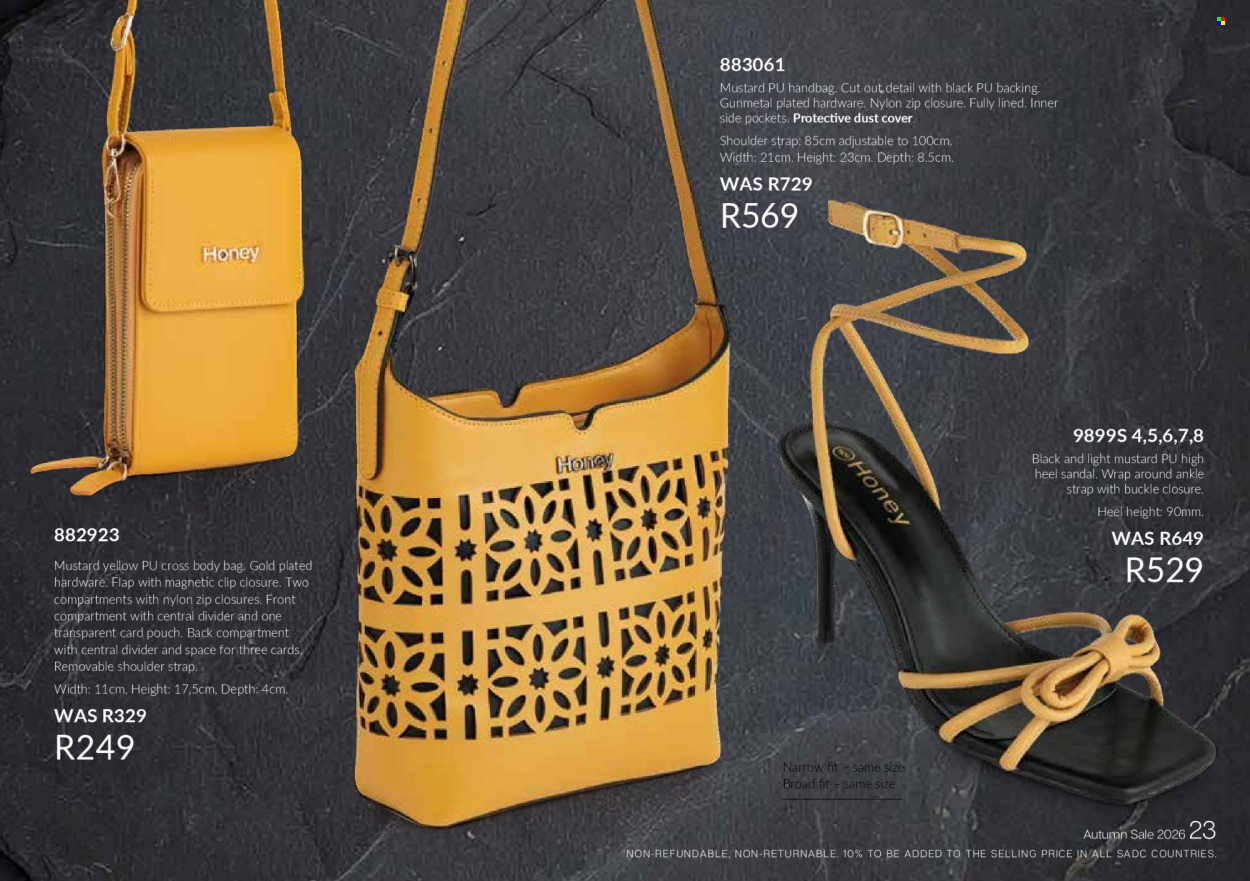 Honey specials. Page 25