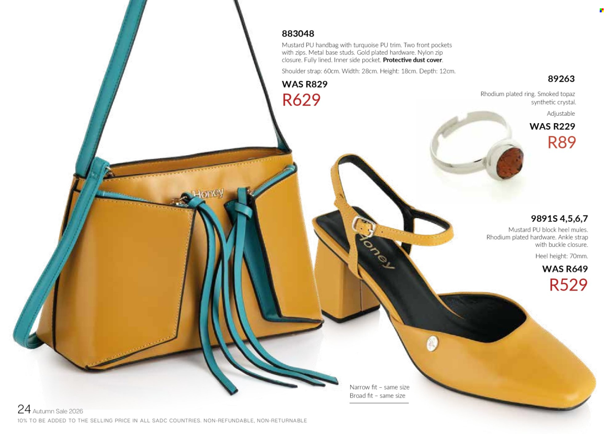 Honey specials. Page 26