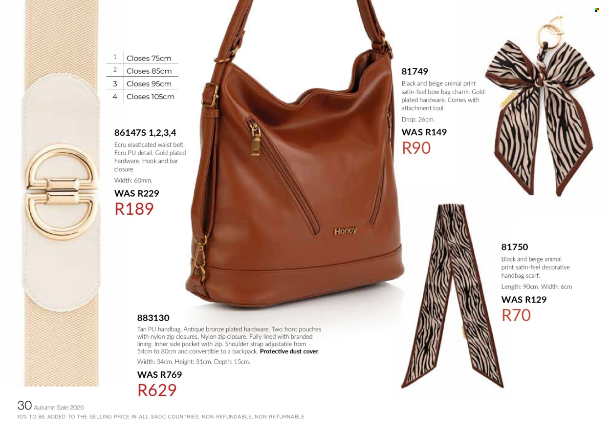 Honey specials. Page 32