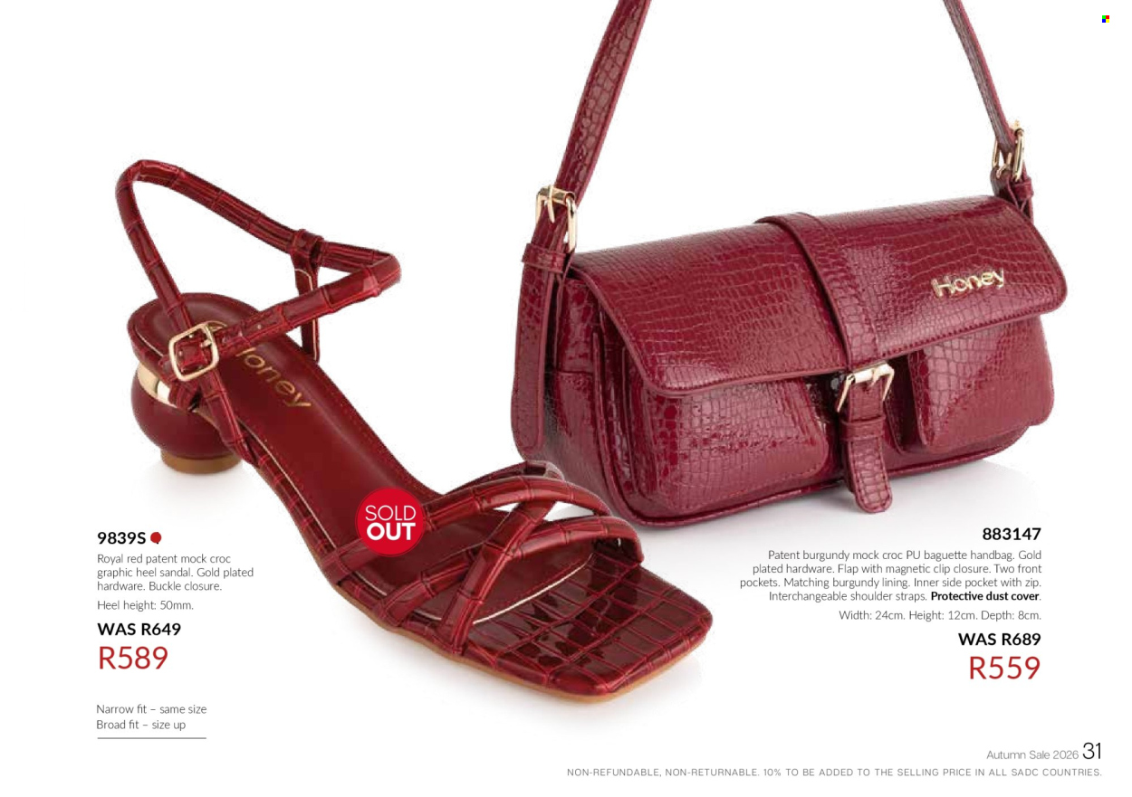 Honey specials. Page 33