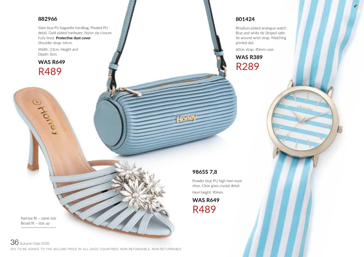 Honey specials. Page 38