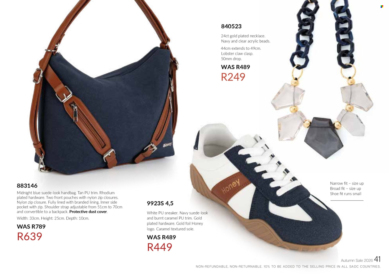 Honey specials. Page 43