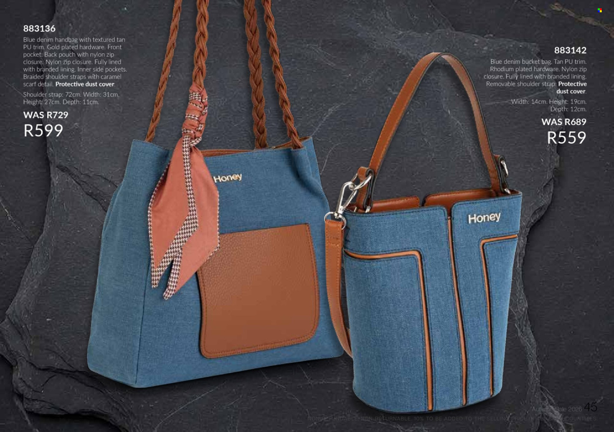 Honey specials. Page 47