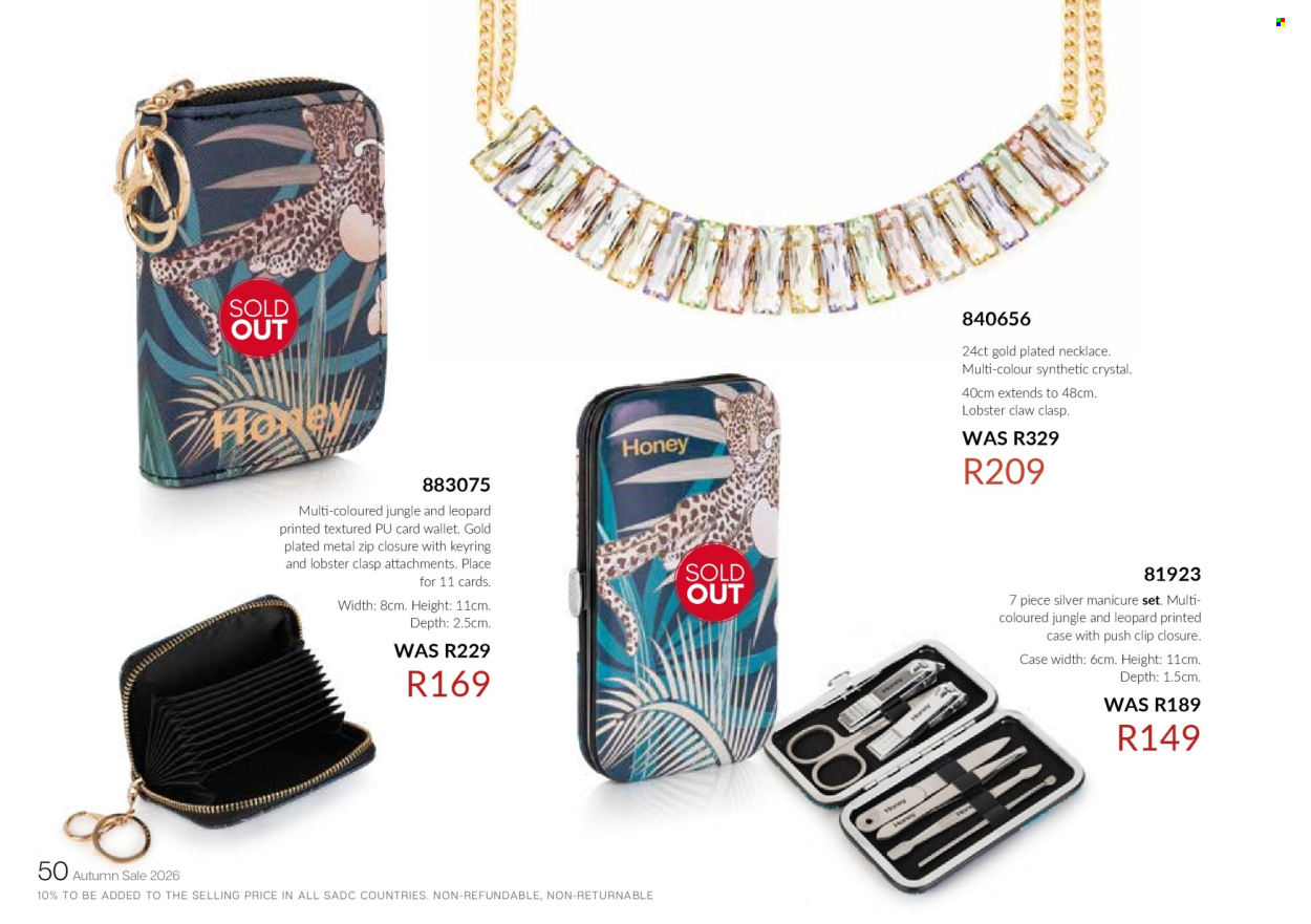 Honey specials. Page 52