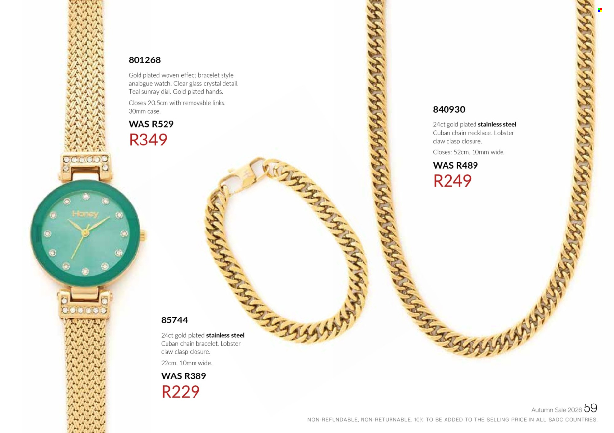 Honey specials. Page 61